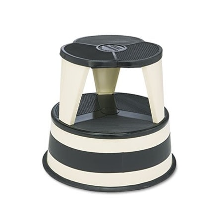 Cramer Industries Cramer, KIK-STEP STEEL STEP STOOL, 2-STEP, 350 LB CAPACITY, 16in DIA. X 14.25H, SAND 100119